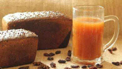 кисель из черного хлеба