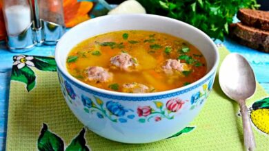 Суп гороховый с фрикадельками