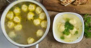 Суп с картофельными шариками