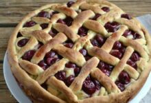 Пирог с вишнями