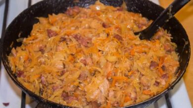 Солянка из кислой капусты с мясом