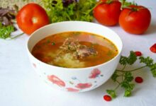 Суп харчо с бараньей грудинкой