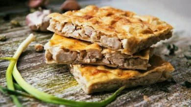 Быстрый пирог с индейкой