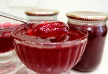 Желе из красной смородины