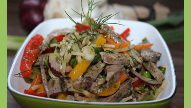 Салат из свиного языка