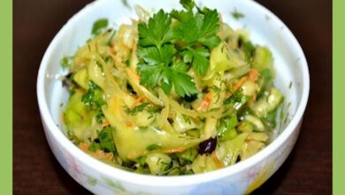 салат острый из кабачков