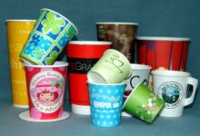 Одноразовые бумажные стаканы