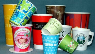 Одноразовые бумажные стаканы