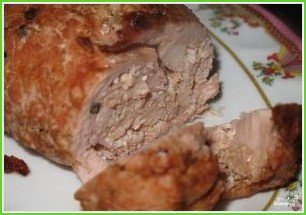 Курица со свининой в духовке - фото шаг 5