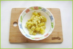 Картофельный салат с зеленым луком - фото шаг 2