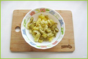 Картофельный салат с зеленым луком - фото шаг 3