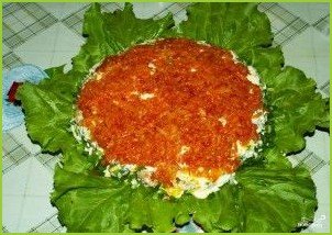 Рыбный салат из консервов с рисом - фото шаг 10