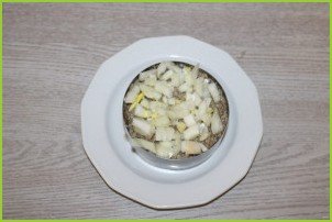Салат из риса и шпрот - фото шаг 6