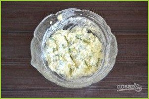 Белковый салат с зеленью - фото шаг 6