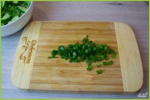 Диетический салат с пекинской капустой - фото шаг 4