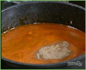 Хрустящий суп из картофеля с сухариками - фото шаг 5