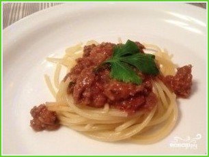 Мясной соус к спагетти - фото шаг 6
