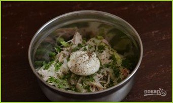Рецепт салата с пекинской капустой и курицей - фото шаг 4