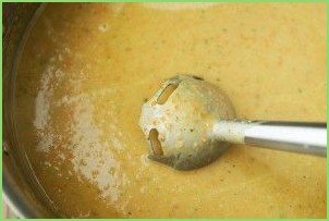 Гороховый суп-пюре с сухариками - фото шаг 9