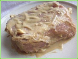 Мясо с горчицей в духовке - фото шаг 2