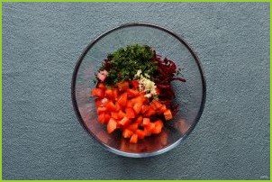 Салат из свеклы и брокколи - фото шаг 3
