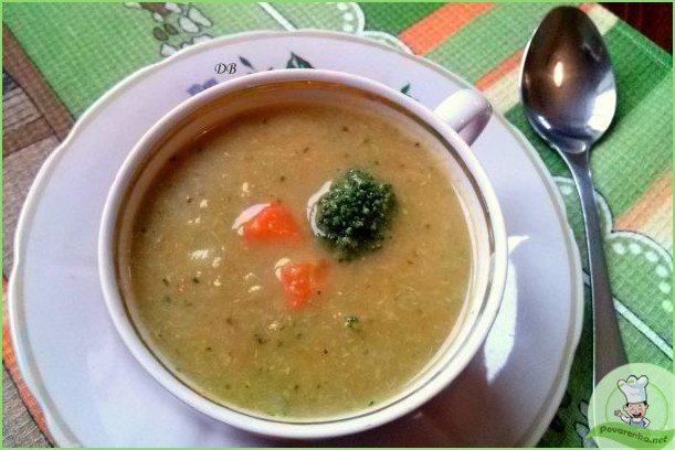 Суп из брокколи диетический - фото шаг 1