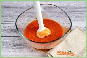 Суп из жаренных с чесноком томатов - фото шаг 4