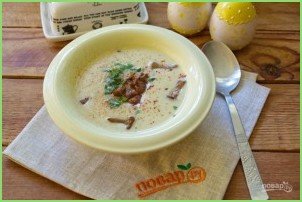 Крем-суп из кабачков с лисичками - фото шаг 11