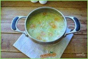 Крем-суп из кабачков с лисичками - фото шаг 8