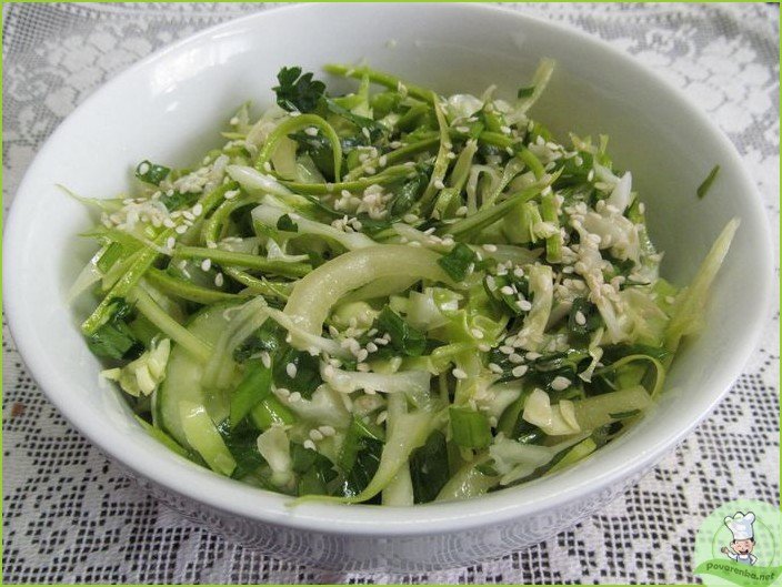 Легкий овощной салат - фото шаг 1