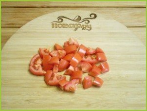 Салат из баклажанов и болгарского перца - фото шаг 3