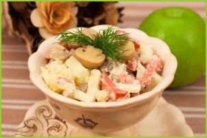 Салат из картофеля и грибов - фото шаг 5