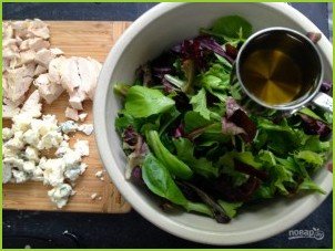Салат с инжиром и курицей - фото шаг 4