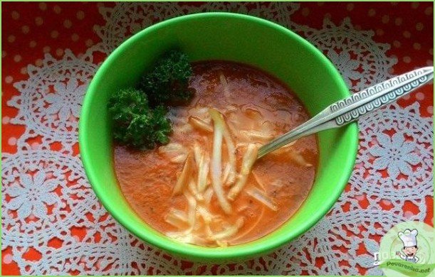 Томатный суп-пюре простой - фото шаг 1
