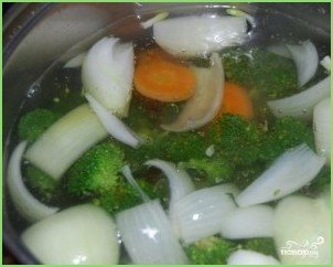 Диетический крем-суп из брокколи - фото шаг 1