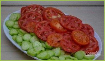 Овощной салат по-грузински с орехами - фото шаг 2