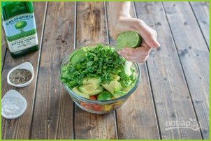 Салат из авокадо - фото шаг 5