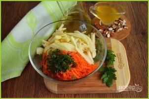 Салат из моркови и яблока - фото шаг 2