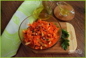 Салат из моркови и яблока - фото шаг 4