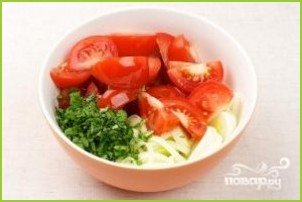 Салат из помидоров - фото шаг 4