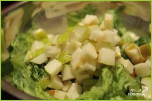 Салат с грушей и сыром - фото шаг 8