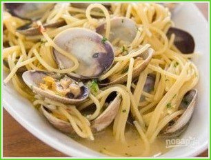 Спагетти с моллюсками - фото шаг 4