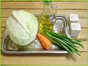 Диетический салат из капусты - фото шаг 1