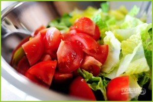 Греческий салат - фото шаг 4