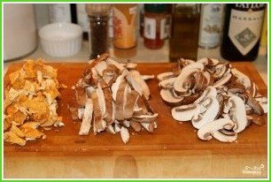Паста сливочная с грибами - фото шаг 1