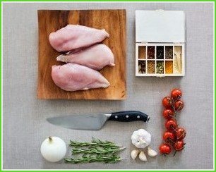 Рецепт шашлыка из курицы в чесночно-луковом маринаде - фото шаг 1