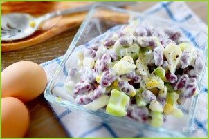 Салат с фасолью и сельдереем - фото шаг 4