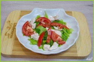 Салат с индейкой и помидорами - фото шаг 3