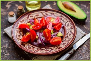 Диетический салат с авокадо - фото шаг 5