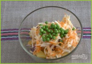 Картофельный салат с квашеной капустой - фото шаг 5